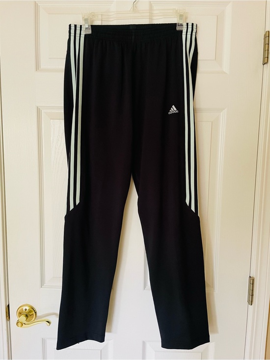 adidas Pants - Adidas Tiro Track Pants Black Mint 3 Stripe Soccer Joggers